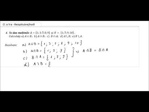 Cl  a V-a - Recapitulare finală - pb. 4