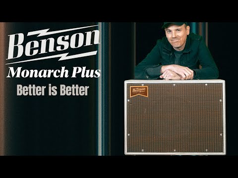 Benson Amps Monarch Reverb Plus - 2023 - Black / Oxblood. NEW (Authorized Dealer) image 11