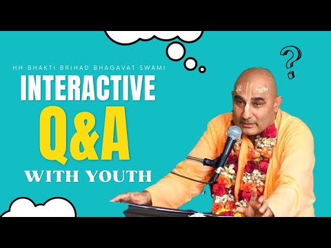 Interactive Q&A With Youth by HH Bhakti Brhat Bhagavata Swami | 1st Jan, 2023