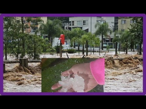 Enchente Em Santa Catarina 17/11/2023 - Agrolândia/SC; Joaçaba/SC; Granizo Em Zortéa/SC E Muito +
