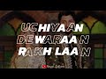 Baari 2 Uchiyan Deewaran WhatsApp Love Status Songs Royal Editor S