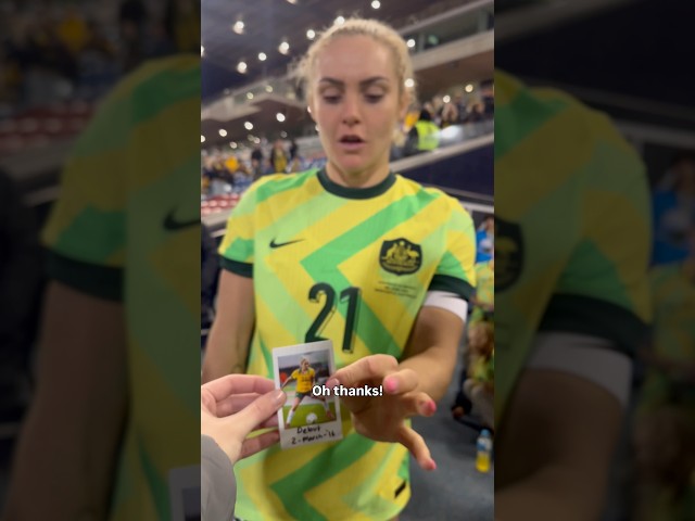 From cap 1 to cap 💯 #Matildas #EllieCarpenter