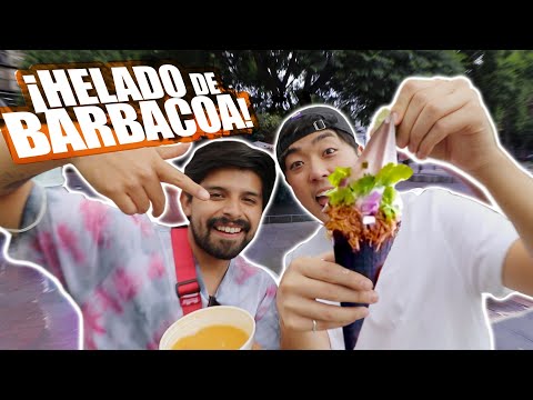 PROBÉ el FAMOSO HELADO de BARBACOA !!! 😱 ft. La garnacha que apapacha