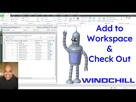 PTC Windchill - Add to Workspace and Check Out | CAD Data Management Essentials