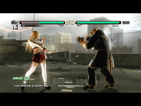 10_3 Lili Rochefrot Vs King - Tekken 6 ( Uchiha x24 ) JK PS3
