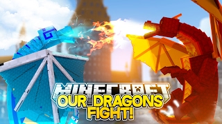 Minecraft Adventure - ROPO & JACKS DRAGONS FIGHT!!