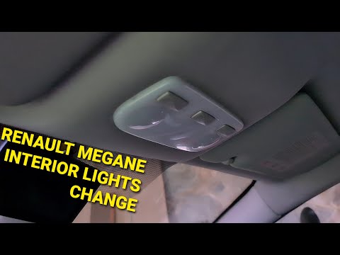 Renault Megane MK3 Coupe Interior Lights Change LED