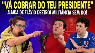 Daniella Marques ESFREGA NA CARA E DESMONTA Estudantes esquerdistas AO VIVO