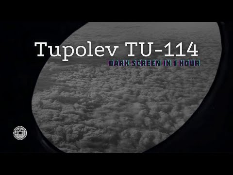 💤 Hypnotic Power of the Tupolev Tu-114 ⨀ Deep Sleep with Soviet Turboprop White Noise ✈️🔊