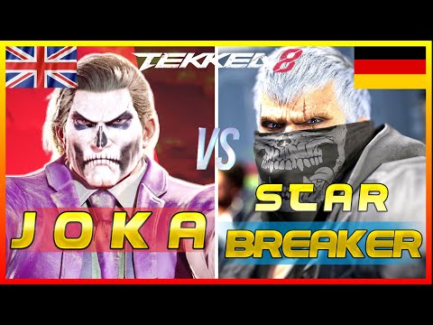 Tekken 8 ▰ Joka (Rank #1 Feng) Vs StarBreaker (Rank #2 Bryan) ▰ Player Matches