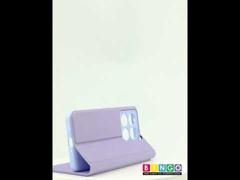 Миниатюра изображения товара Чехол-книжка Bingo Magnetic для Xiaomi 14T Pro (фиолетовый)
