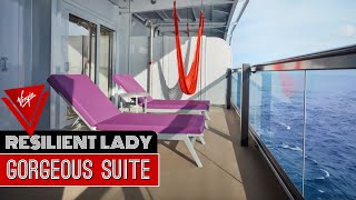 Gorgeous Suite | Virgin Voyages Resilient Lady | Full Walkthrough Room Tour & Review 4K