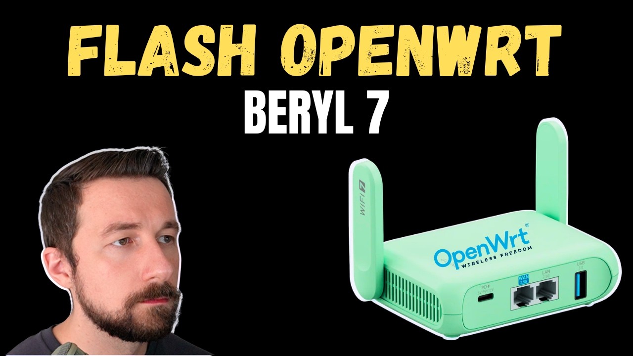Installing OpenWrt on the GL.iNet Beryl 7 Travel Router