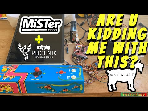 MiSTerCade W/ UNICO 26" Phoenix LCD Monitor!  How BAD IS IT?