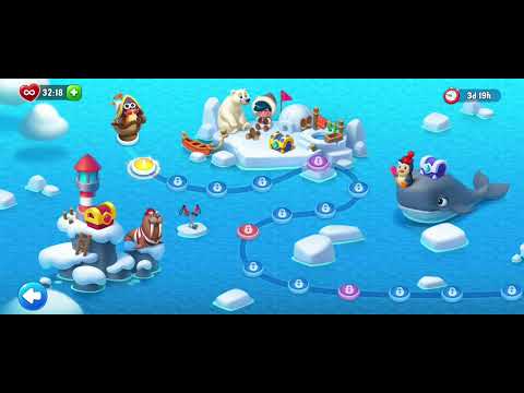 Fishdom gameplay Swift Escapade level 1 success