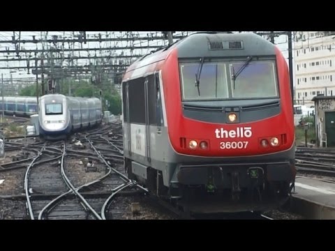 EuroNight Train Venice - Paris arriving at Paris Gare de Lyon