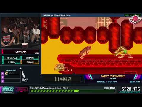 [RU] Disney Gargoyles Remastered [Enhanced - Easy Any%] от @Cypherin - #AGDQ2024