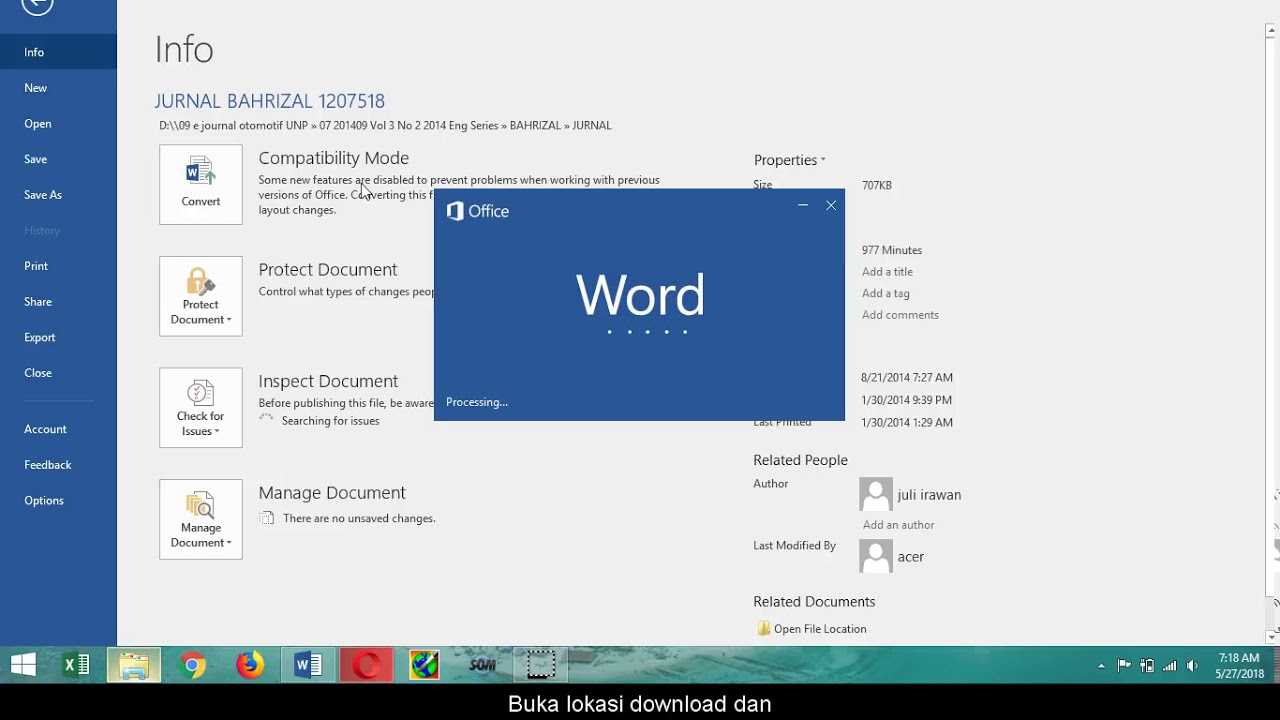 Template Jurnal Otomotif UNP