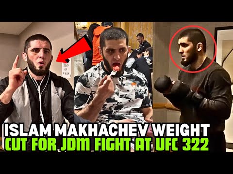 Islam Makhachev Weight Cut For Jack Della Maddalena Fight At UFC 322 (BEHIND THE SCENES)