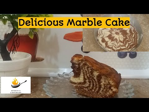 Super Soft and delicious Marble Chocolate Cake ||Afeefa's CookBook