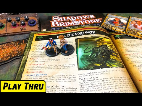 SHADOWS OF BRIMSTONE Solo Play - Scenario Basic 3 SEAL THE VOID GATE