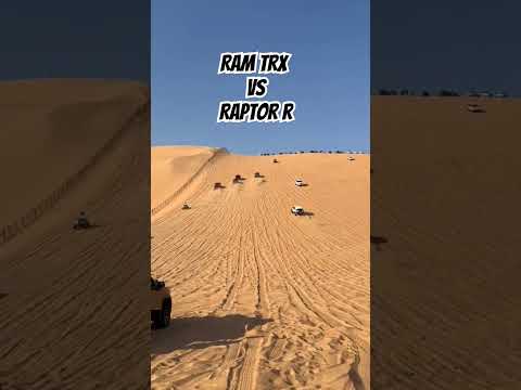 Ram TRX vs Raptor R in the sand dunes #ramtrx #raptorR