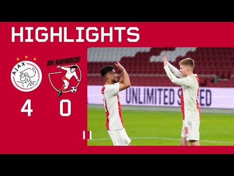 Door in de beker & drie debutanten | Highlights Ajax - Barendrecht | KNVB Beker