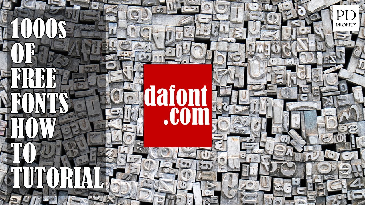 Dafont tutorial - how to download free fonts with commercial licence for Redbubble, Etsy, KDP, POD