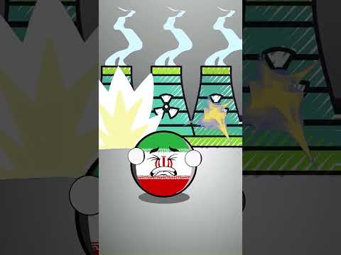 israel iran conflict  #countryballs #israel #iran