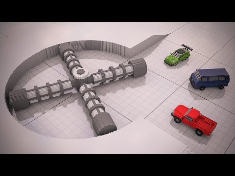 Spinner Crusher vs Cars  | Teardown