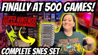 I Finally Reached 500 Super Nintendo Games! More SNES Scores!