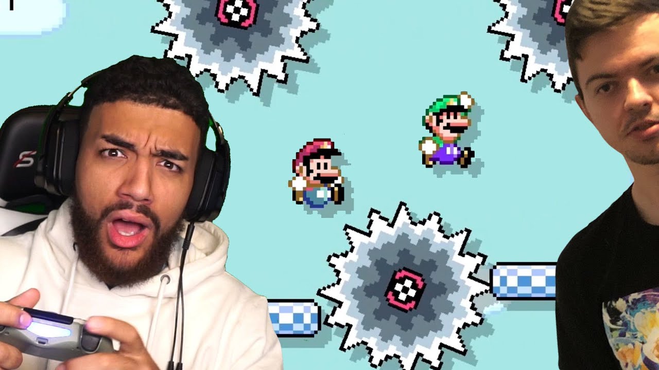 Two Idiots Play Impossible Multiplayer Mario Maker 2 Levels [#85]