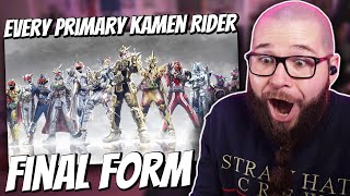 FIRST TIME Watching Every Kamen Rider Final Form HENSHIN!