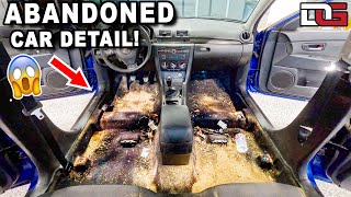Cleaning a Girl's ABANDONED Car That Sat For YEARS!!