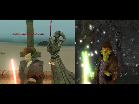 SWG Prophecy - How to defeat Jedi statue NPCs (Quillara Adeen & Umakk Bre'ano) as LSJ