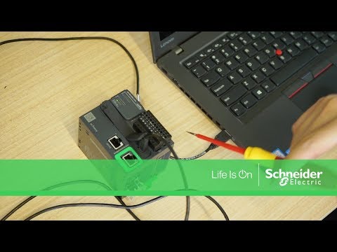 How to connect the M221 Controller to your PC | Schneider Electric