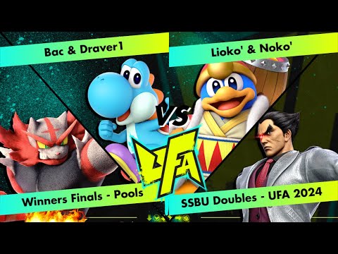 UFA 2024 SSBU - Bac & Draver1 (Incineroar/Yoshi) vs Lioko' & Noko' (KingDedede/Kazuya) - WFs Pools