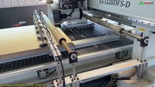 Máy cnc trung tâm PRO-1325RSF cắt tề cửa gỗ công nghiệp,  máy cnc nesting option lưỡi cưa