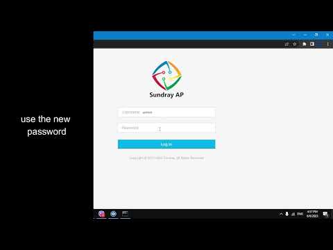 SUNDRAY XAP-6210-S FIT mode to FAT mode