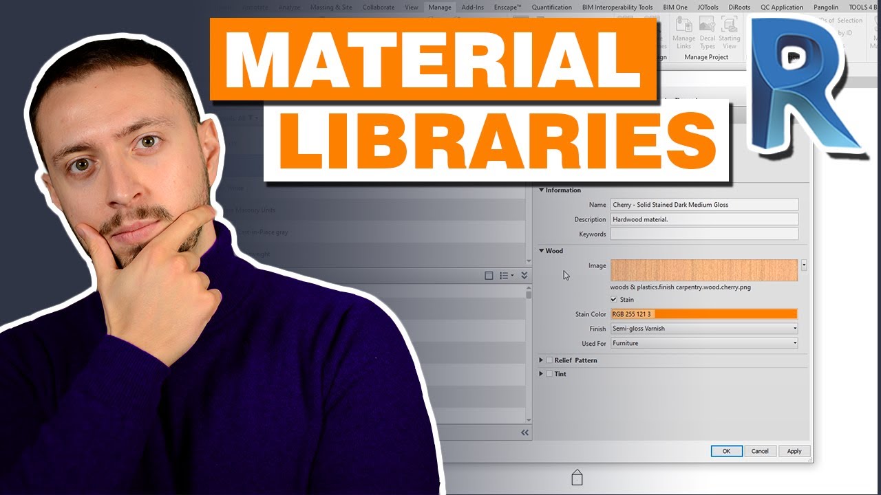 Revit Material Library | Revit Materials Tutorials