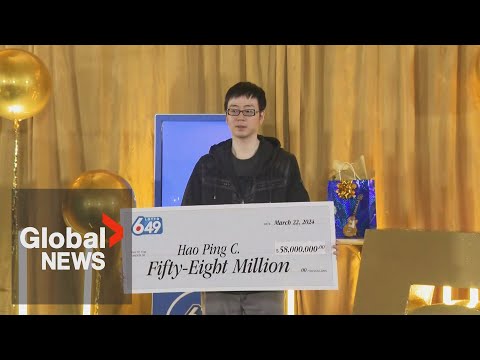$58M lottery winner from BC says parents asked if jackpot was a "scam"