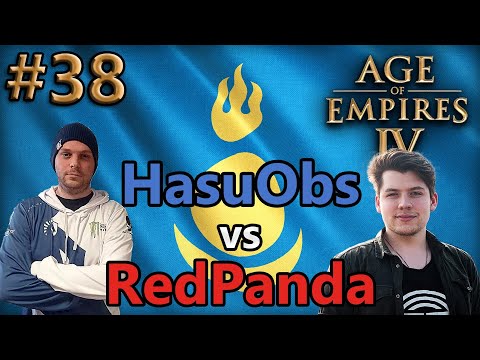 Age of Empires IV - Replay-Cast #38 - HasuObs vs Bonjwa.RedPanda - Mongolen Mirror [Deutsch]