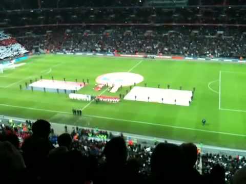 Englands national anthem (england 3-1 Egypt)