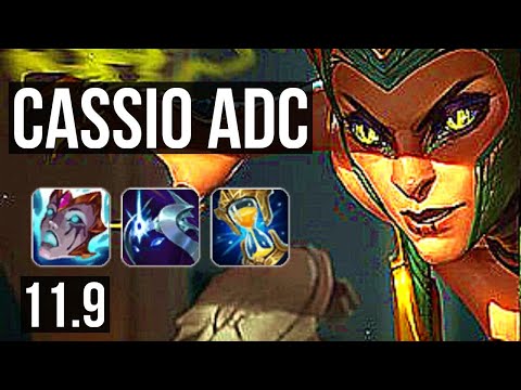 CASSIOPEIA & Lux vs JINX & Zilean (ADC) | 1100+ games, 1.7M mastery, 11/3/7 | KR Master | v11.9