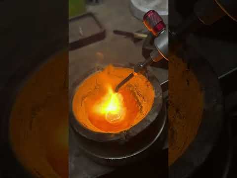 CREATING A NEW METAL ALLOY FOR JEWELRY?!?!? #shorts