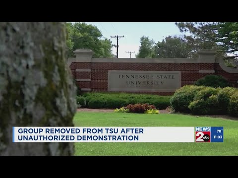Group removed from TSU after unauthorized demonstration