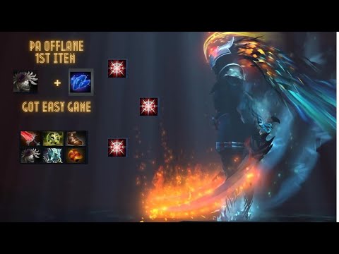 Phantom Assassin offlane 1st item blademail + shard got easy game [[Quang Dinh Dota 2]