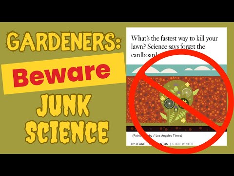 Gardeners: Academics are Just People. Beware Junk Science. Follow Good Data, Not Gurus.