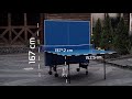 Всепогодний тенісний стіл GSI-Sport Compact Outdoor Alu Line (синій)