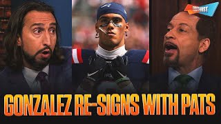Patriots re-sign Christian Gonzalez in record-setting deal, How will M